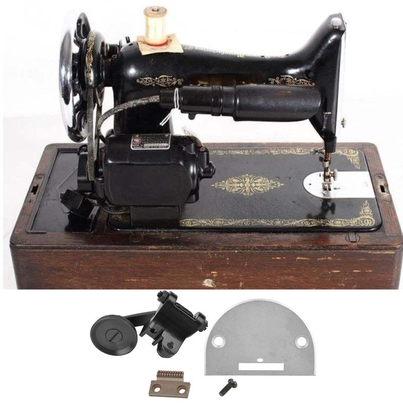 Hilitand 4pcs Roller Foot Plate Feed Sewing Singer Parts Roller Presser Foot, Presser Spare Parts Accessories for Sewing Machine - Image 3